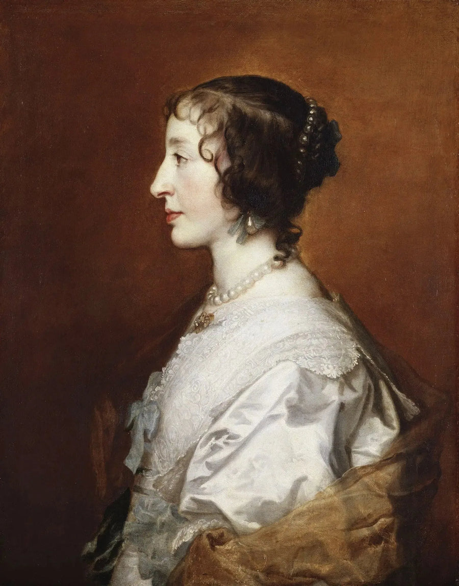 La reina Henriette Marie (1609-1669) - Antoine van Dyck
