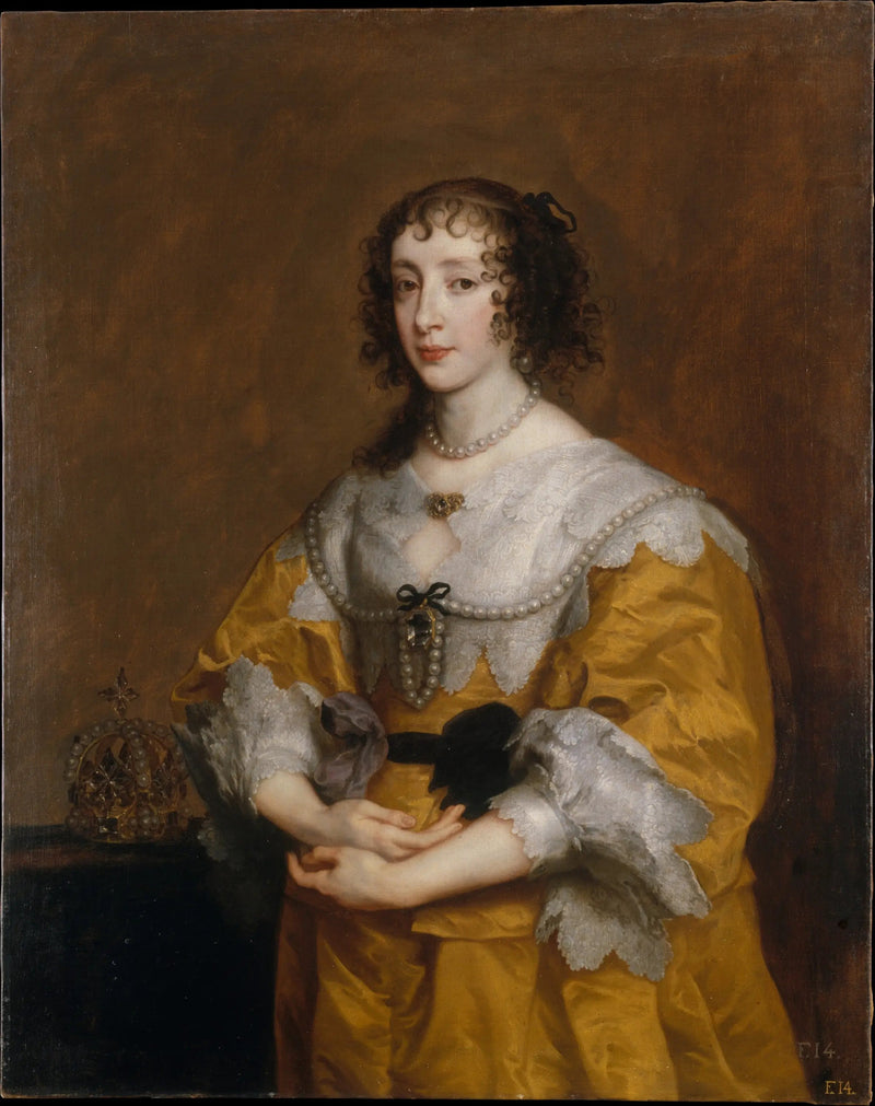 La reina Henriette Marie - Antoine van Dyck
