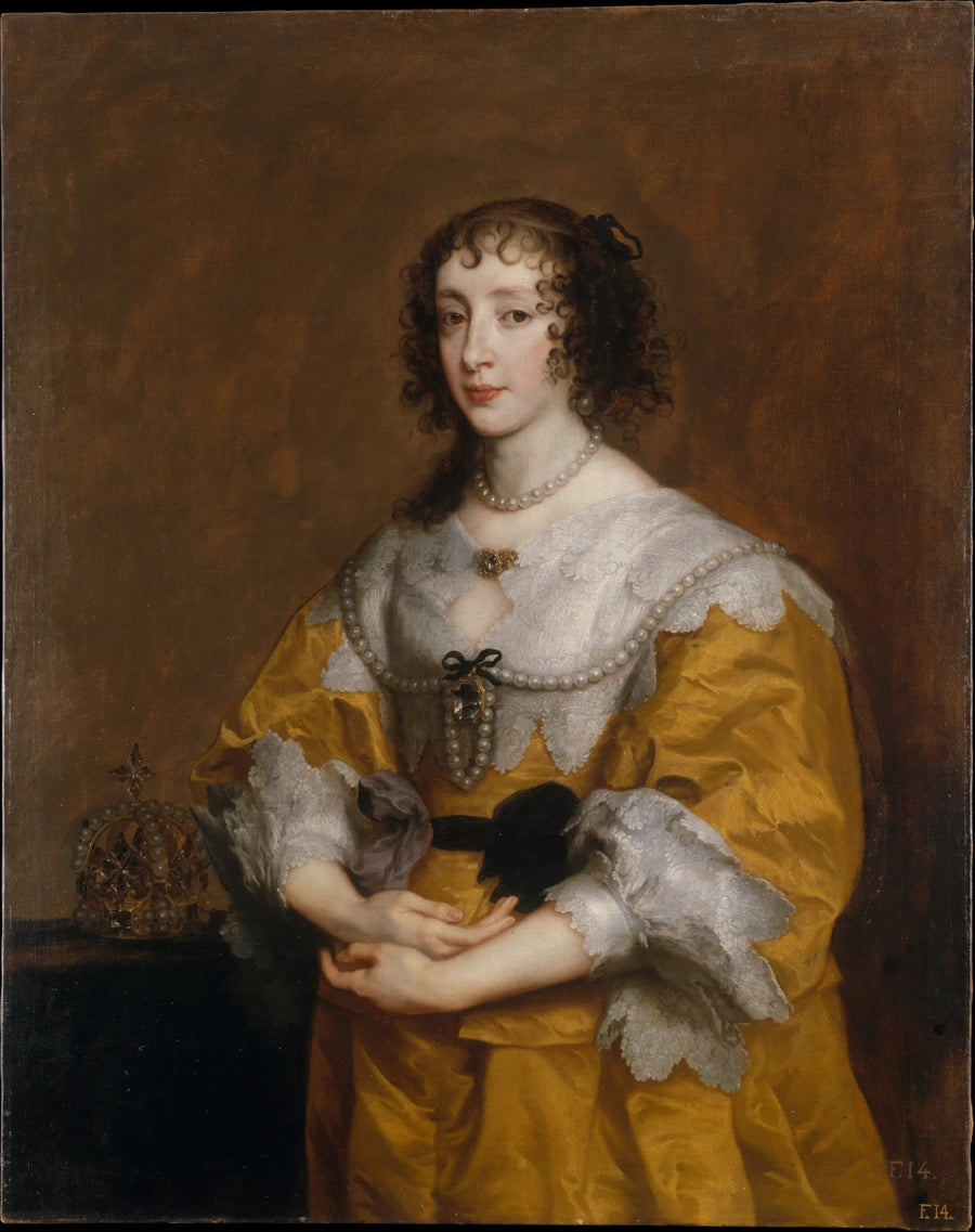 La reina Henriette Marie - Antoine van Dyck