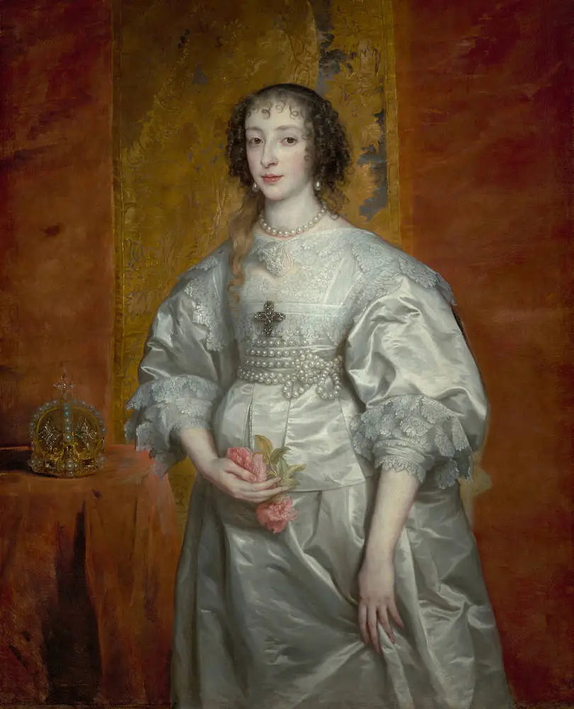 La reina Henriette Marie - Antoine van Dyck