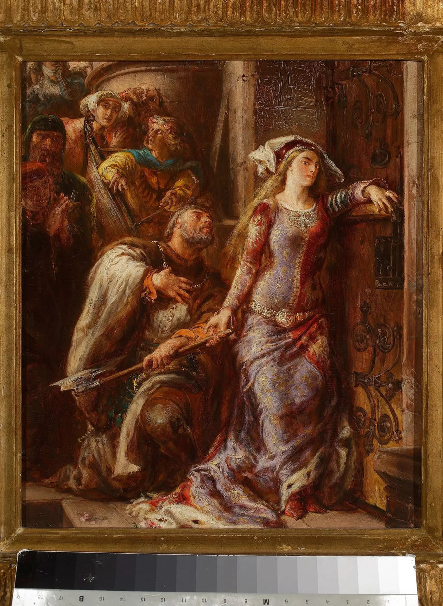 La reina Jadwiga y Dymitr de Goraj - Jan Matejko