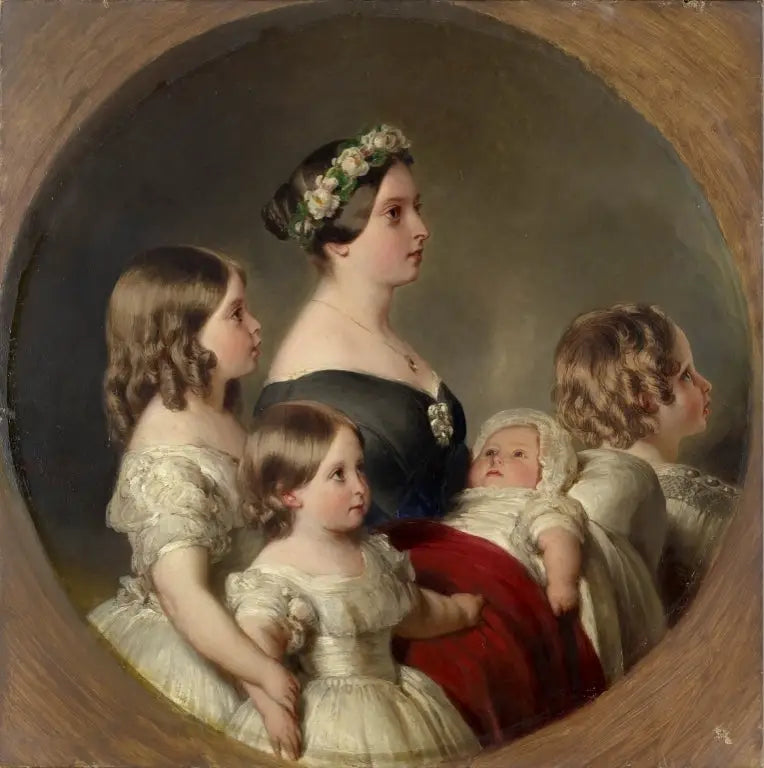 La reina Victoria (1819-1901) con sus cuatro hijos mayores - Franz Xaver Winterhalter