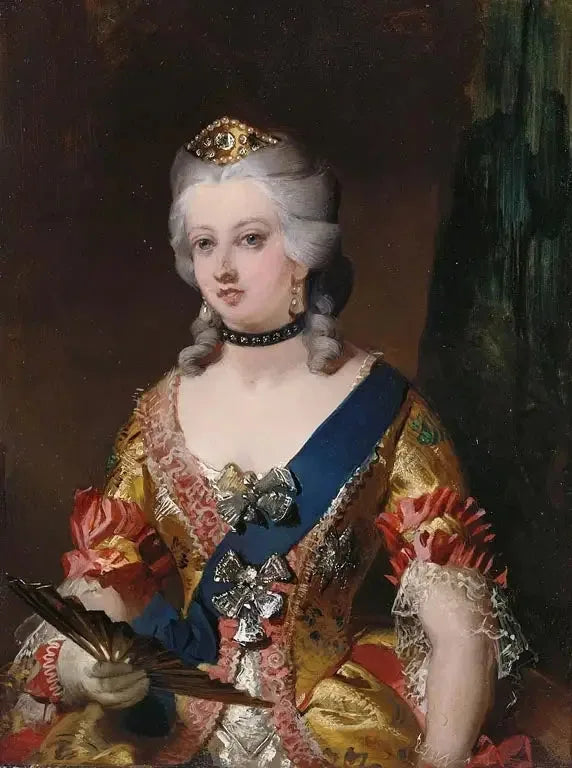 La reina Victoria (1819-1901) en traje de fantasía - Edwin Henry Landseer
