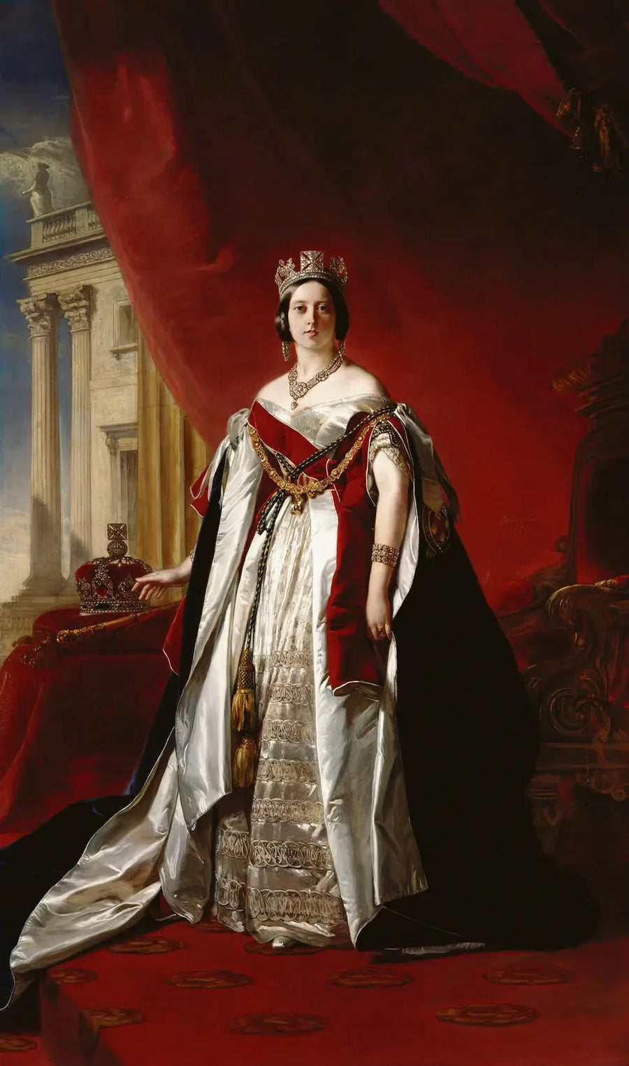 La reina Victoria (1819-1901) - Franz Xaver Winterhalter