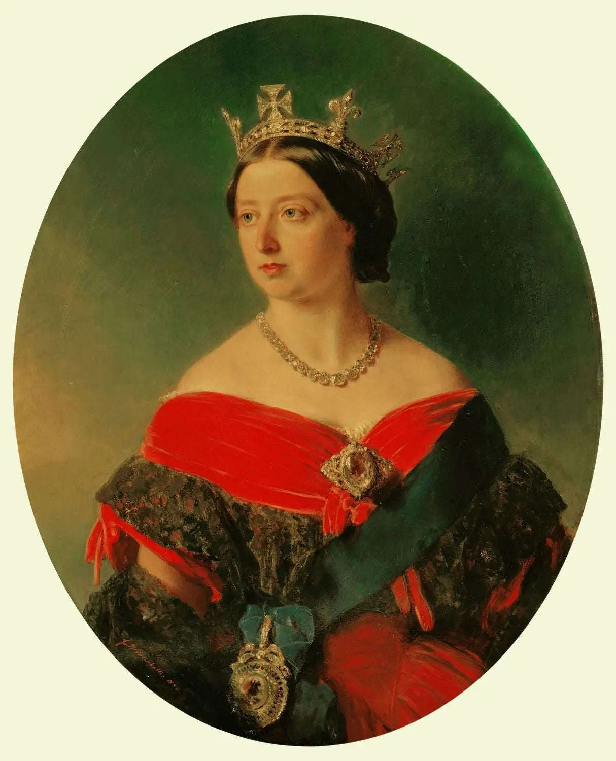 La reine Victoria (1819-1901) - Franz Xaver Winterhalter - Alpha Reproduction