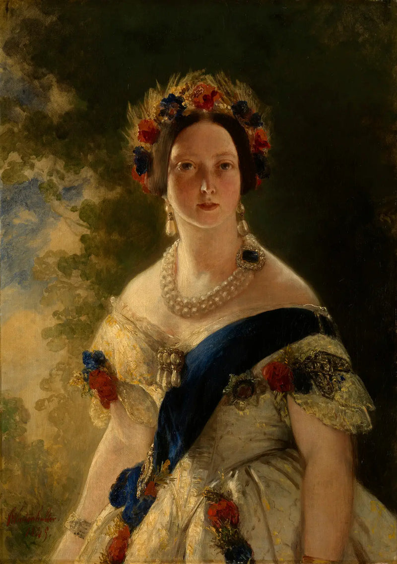 La reina Victoria (1819-1901) - Franz Xaver Winterhalter