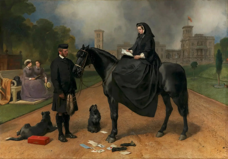 La reina Victoria en Osborne - Edwin Henry Landseer