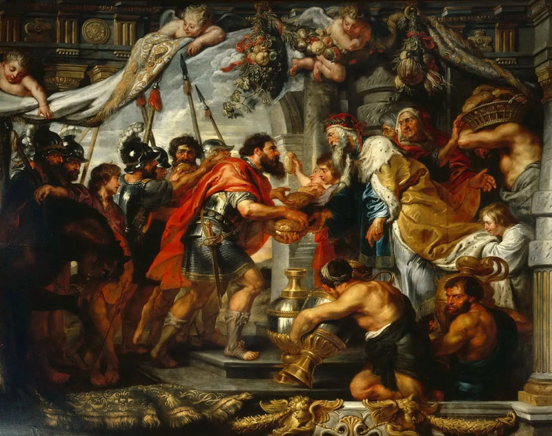 El encuentro de Abraham y Melquisedec - Peter Paul Rubens