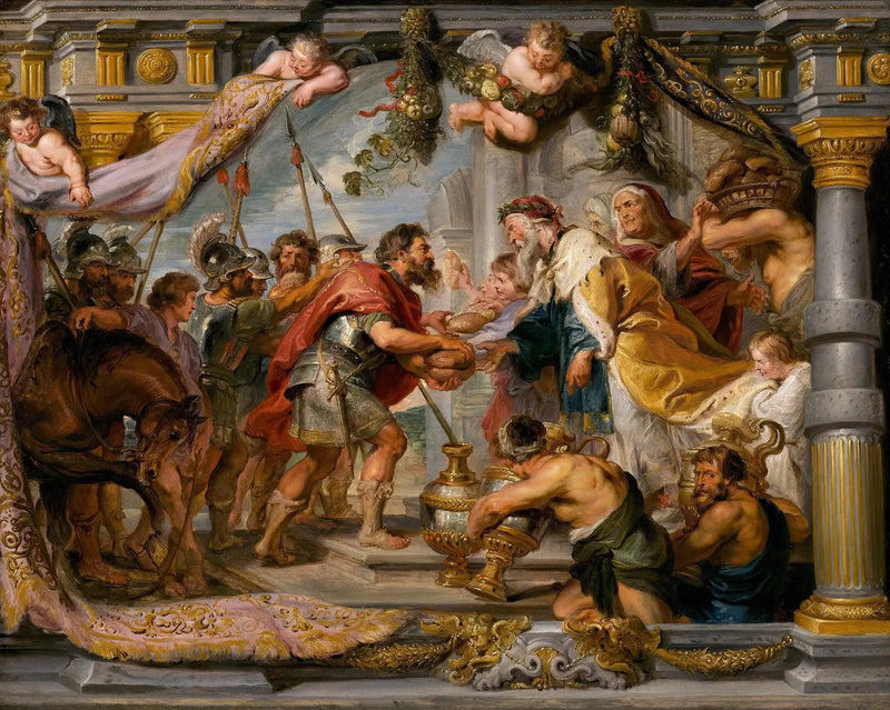 El Encuentro de Abraham y Melquisedec - Peter Paul Rubens