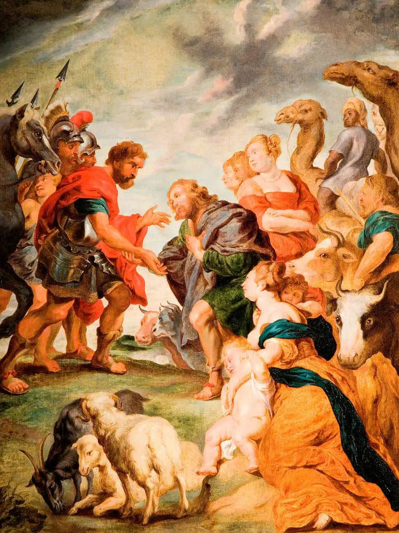 El encuentro de Esaú y Jacob - Peter Paul Rubens