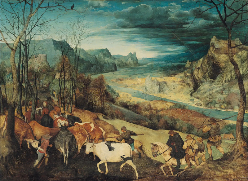 La Vuelta de los rebaños - Pieter Brueghel el Viejo