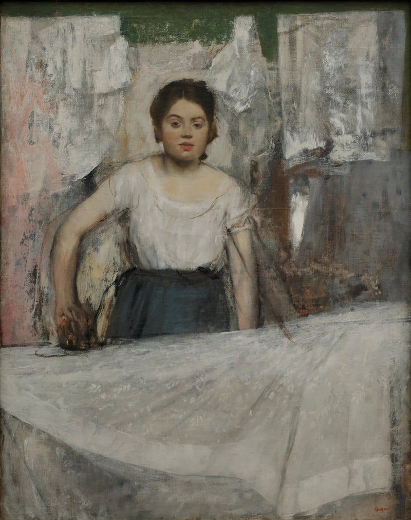 La planchadora - Edgar Degas