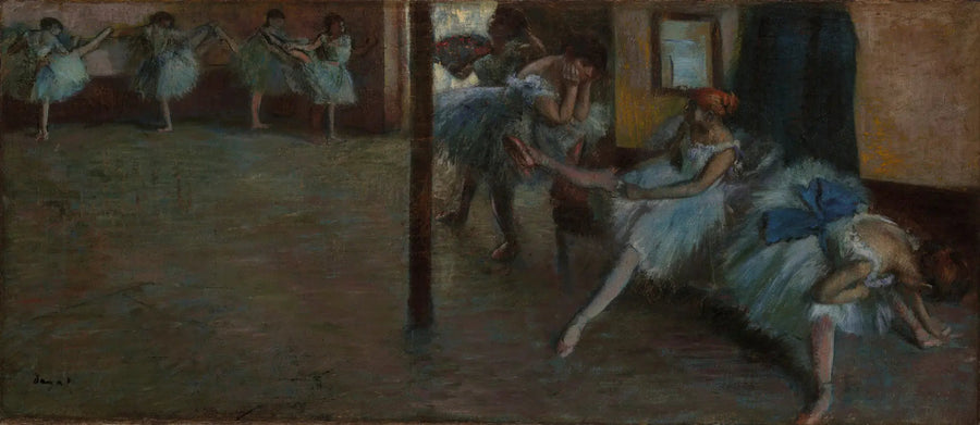 La repetición del ballet - Edgar Degas
