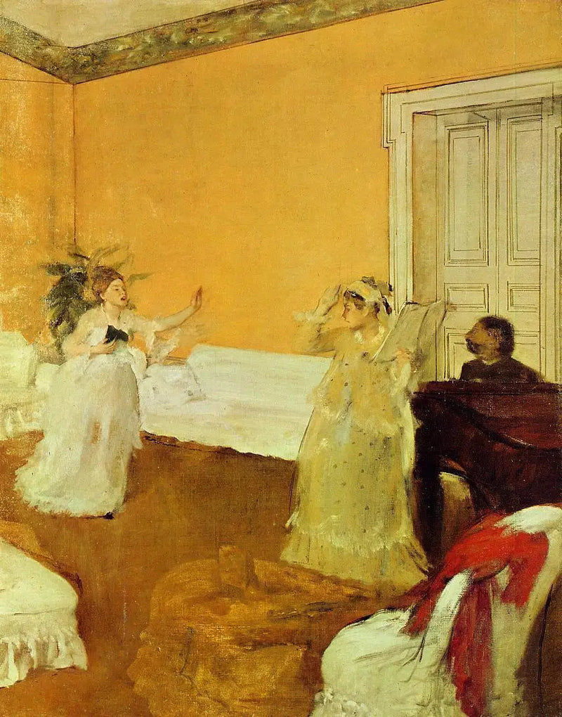 La repetición del canto - Edgar Degas