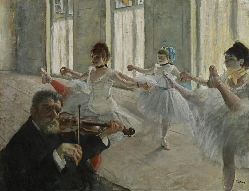 La repetición - Edgar Degas
