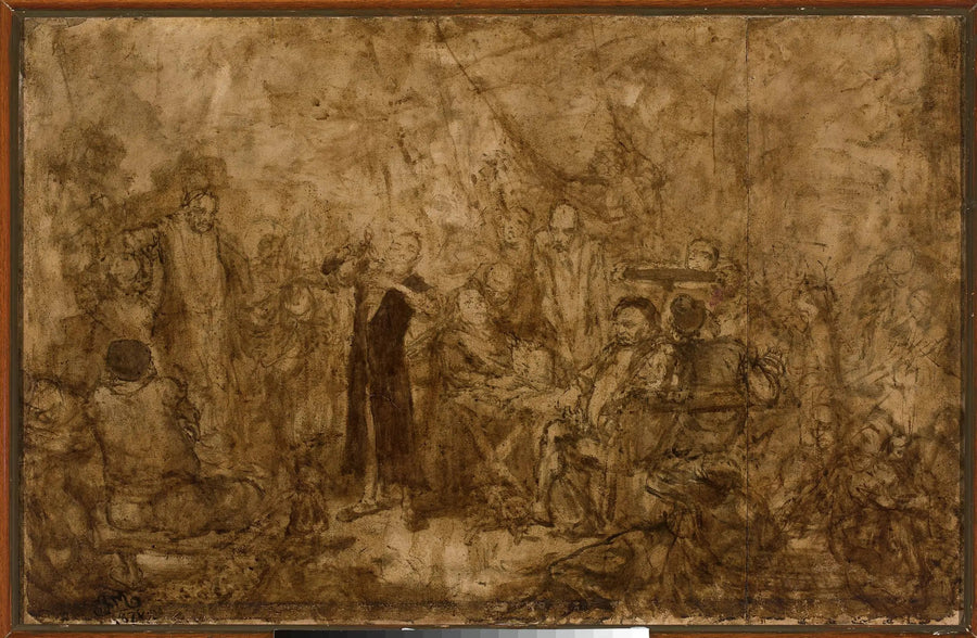La República de Babin, boceto - Jan Matejko