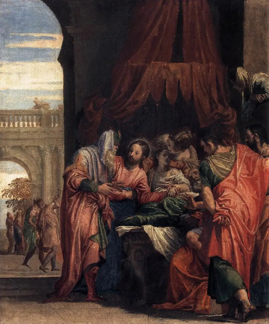 La Resurrección de la hija de Jairo - Paul Véronèse