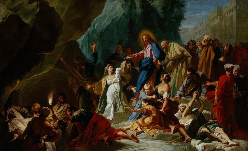 La Resurrección de Lázaro - Jean-Baptiste Jouvenet