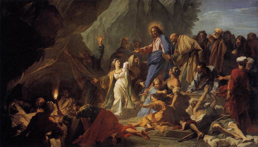 La Resurrección de Lázaro - Jean-Baptiste Jouvenet