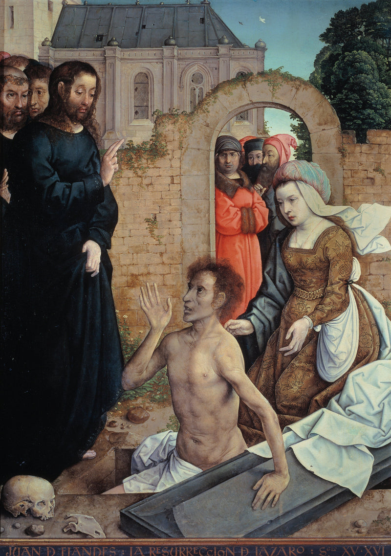 La Resurrección de Lázaro - Juan de Flandes