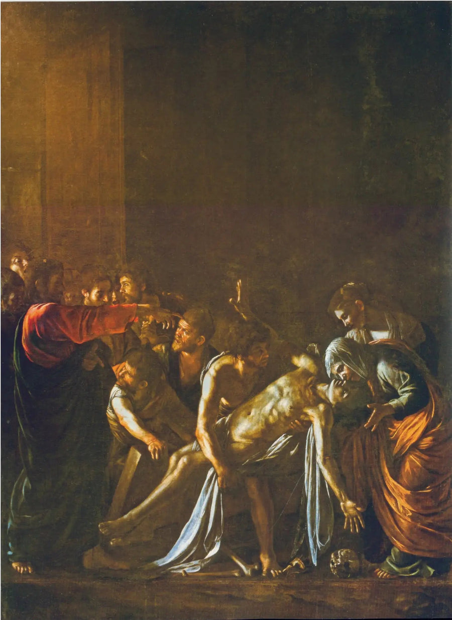 La Resurrección de Lázaro - Caravaggio