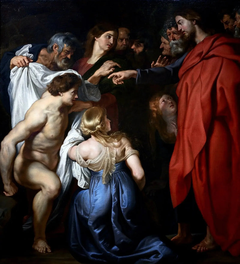 La resurrección de Lázaro - Peter Paul Rubens