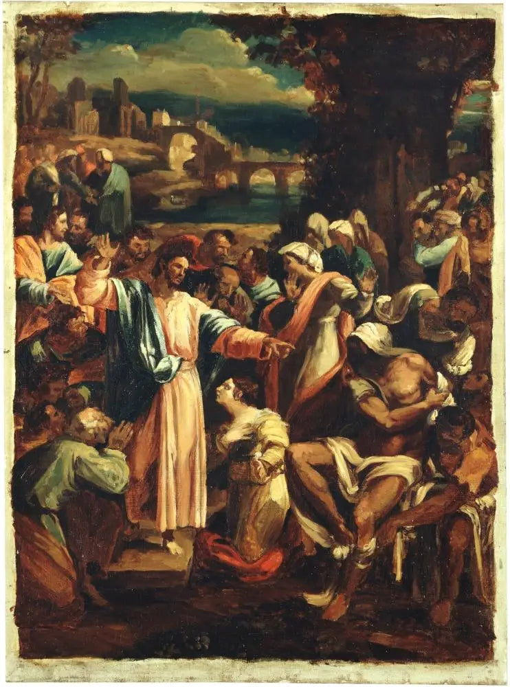 La resurrección de Lázaro - Théodore Géricault