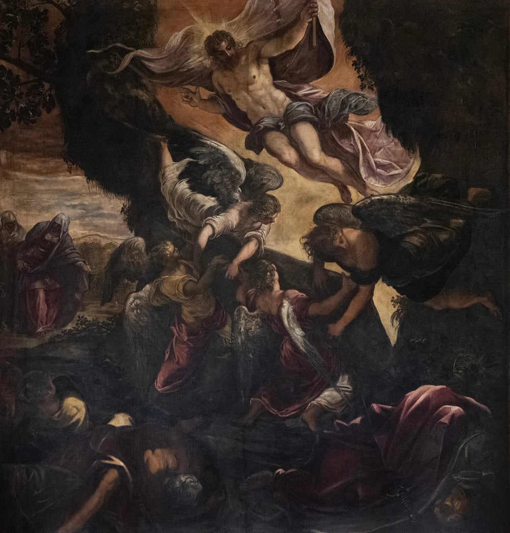 La résurrection du Christ - Jacopo Tintoretto image 1 reproduction artisanale de tableau