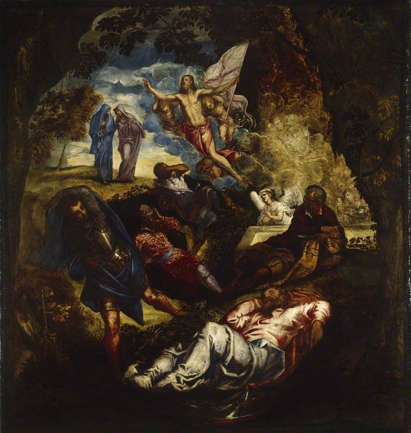 La resurrección de Cristo - Jacopo Tintoretto