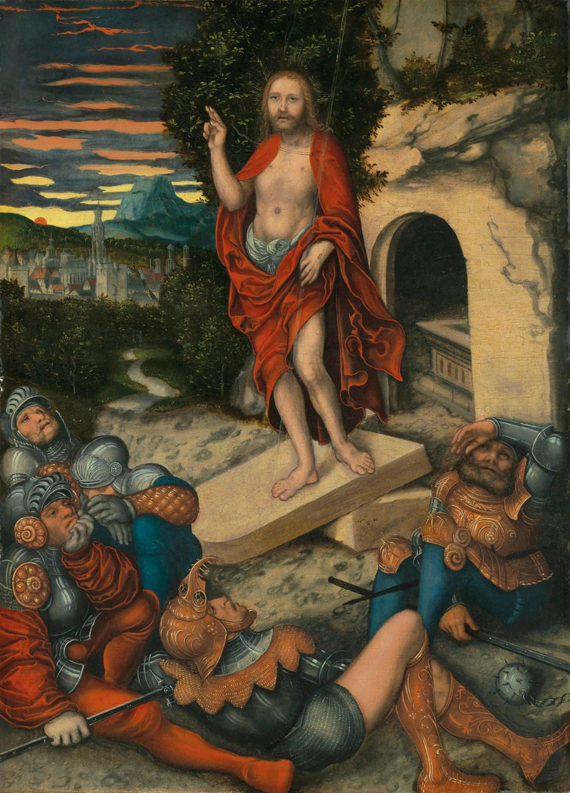 La resurrección de Cristo - Lucas Cranach el Viejo