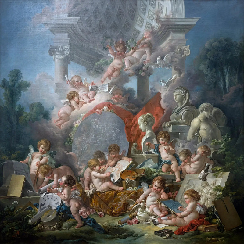 La Reunión de las Artes - François Boucher