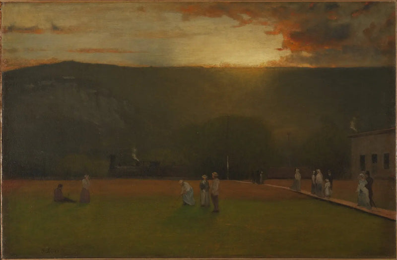 La rigurosidad del juego, Kearsarge Hall, North Conway, New Hampshire - George Inness