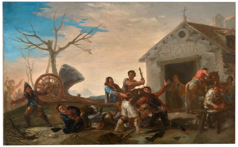 La Riña en el Mesón del Gallo - Francisco de Goya