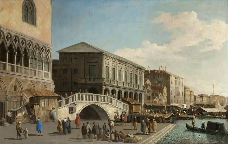 La Riva degli Schiavoni, Venecia - Canaletto