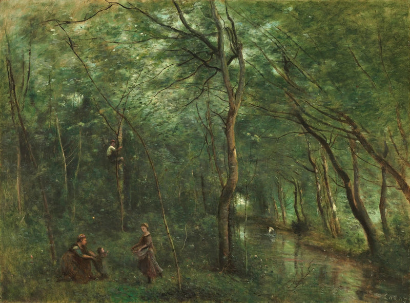 La Ribera Verde - Jean-Baptiste Camille Corot