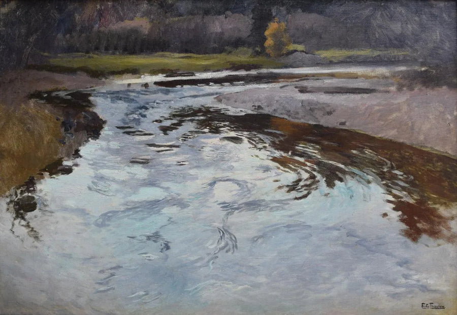 El río en Beaulieu - Frits Thaulow