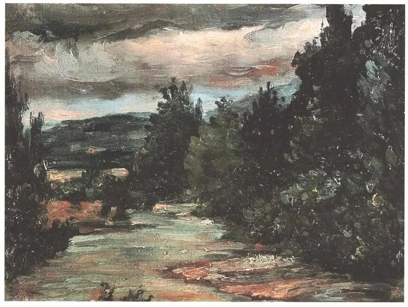 El río en la llanura - Paul Cézanne