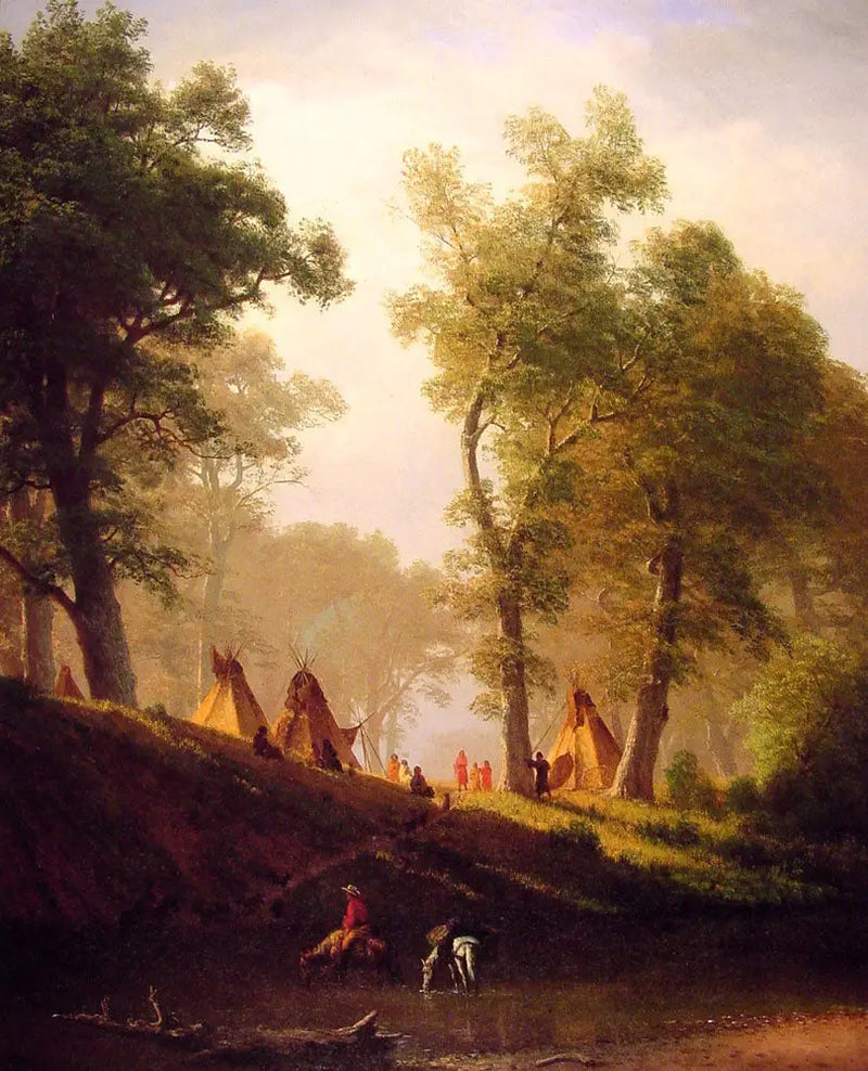 El río Lobo - Albert Bierstadt