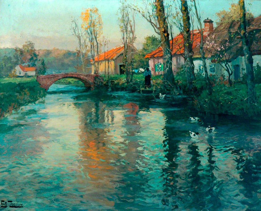 El río - Frits Thaulow