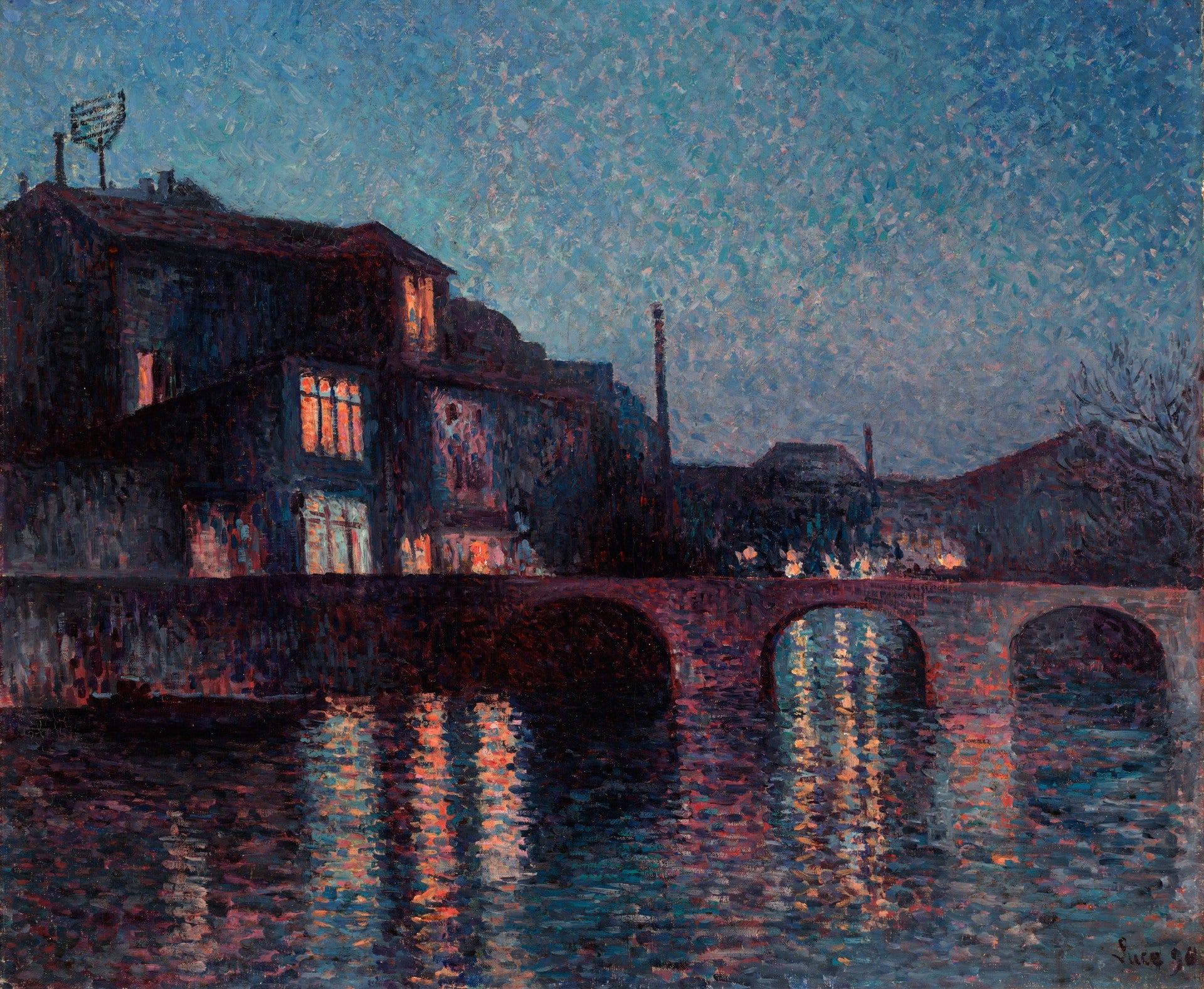 La rivière Sambre à Charleroi - Maximilien Luce - Alpha Reproduction