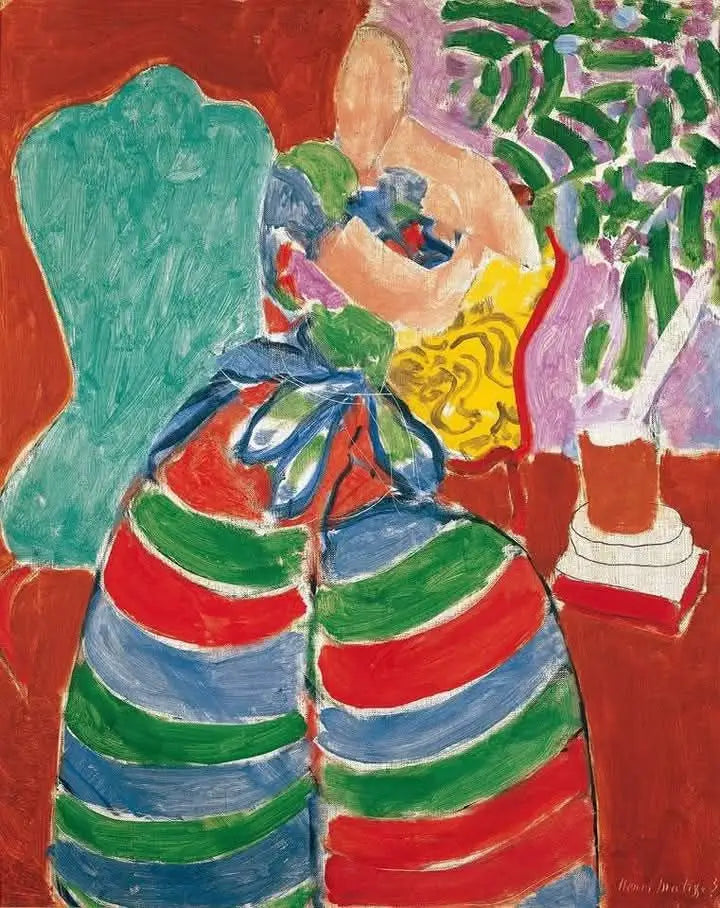 El vestido a rayas - Henri Matisse