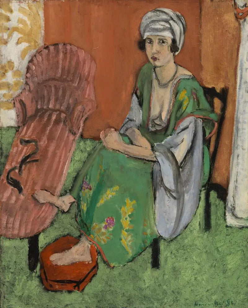 El vestido verde - Henri Matisse
