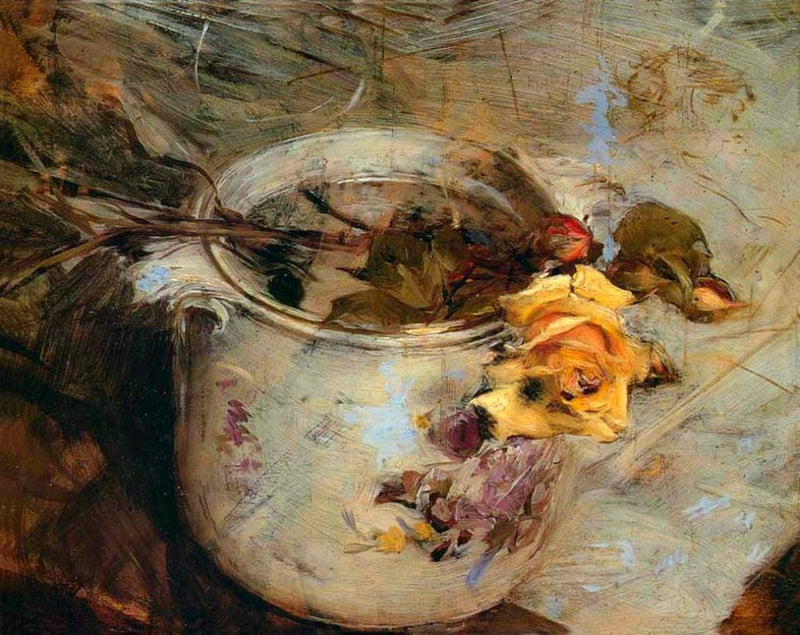 La rosa en jarrón de Sajonia - Giovanni Boldini