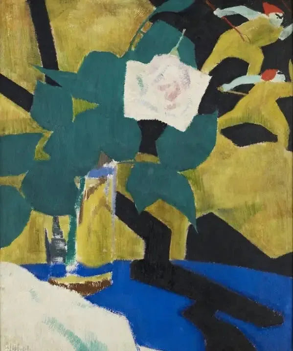 La Rosa y el Biombo lacado - Francis Cadell