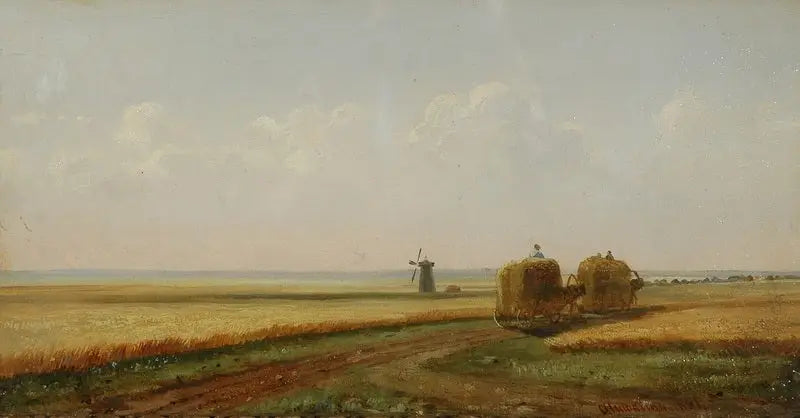 La carretera en el valle - Ivan Chichkine