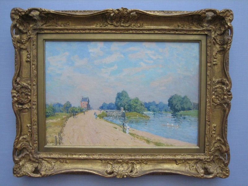 La Ruta de Hampton Court en Molesey - Alfred Sisley