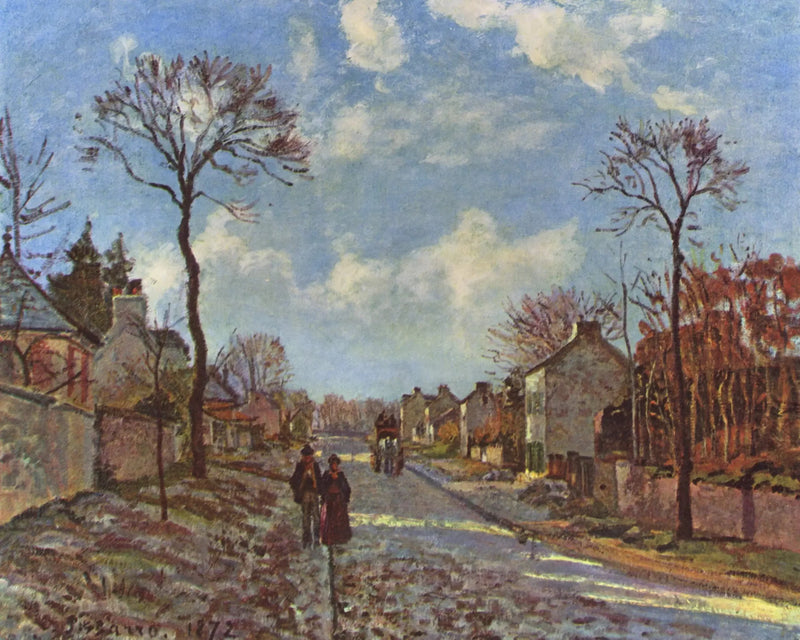 La Ruta de Louveciennes - Camille Pissarro