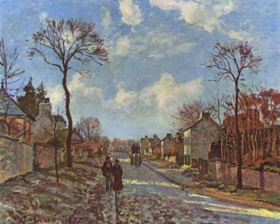 La Ruta de Louveciennes - Camille Pissarro