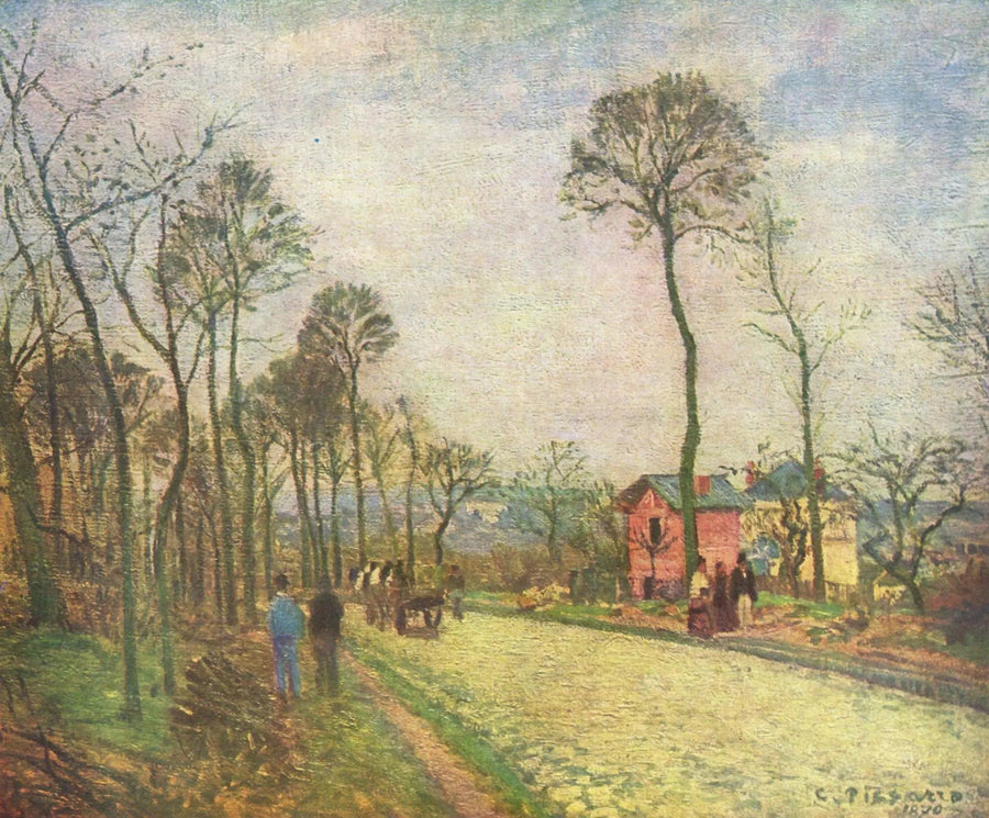 La Ruta de Louveciennes - Camille Pissarro
