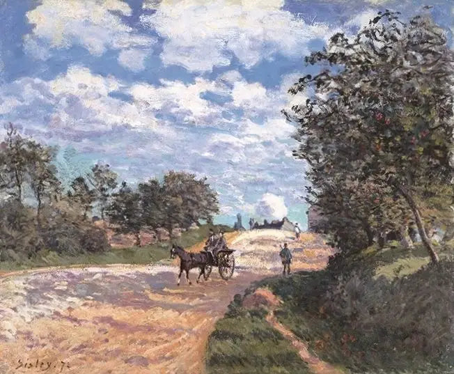 La ruta de Mantes a Choisy-le-Roi - Alfred Sisley